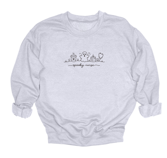 Spooky Nurse Crewneck Sweater