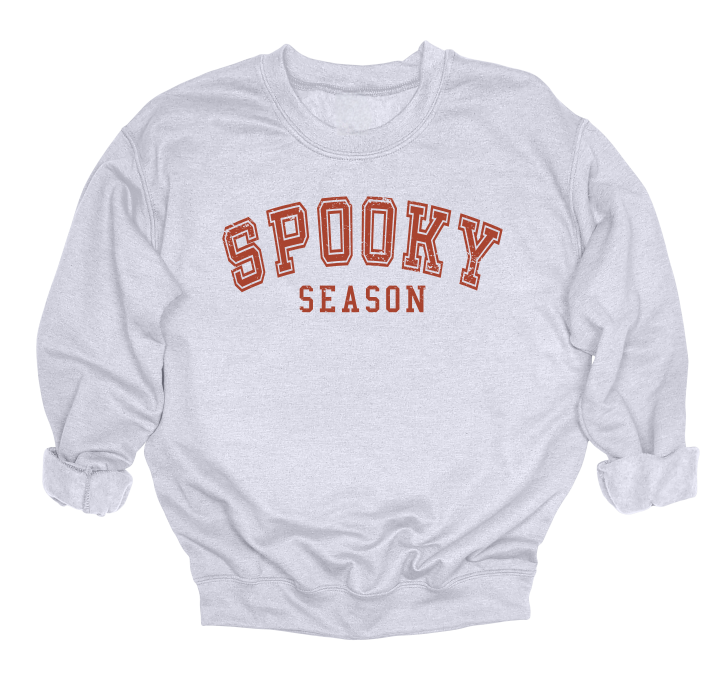 Spooky Season Varsity Crewneck Sweater