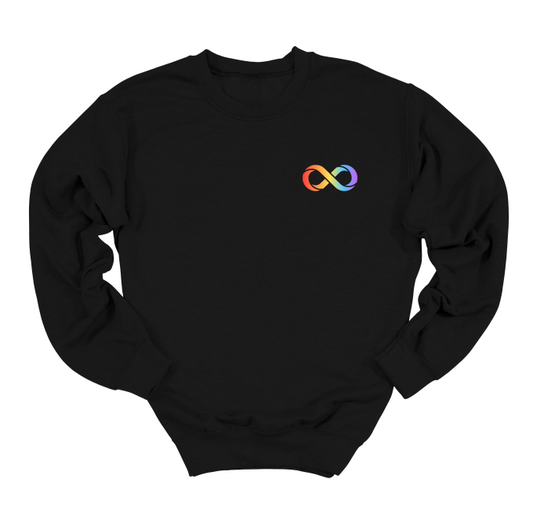 Rainbow Infinity Crewneck