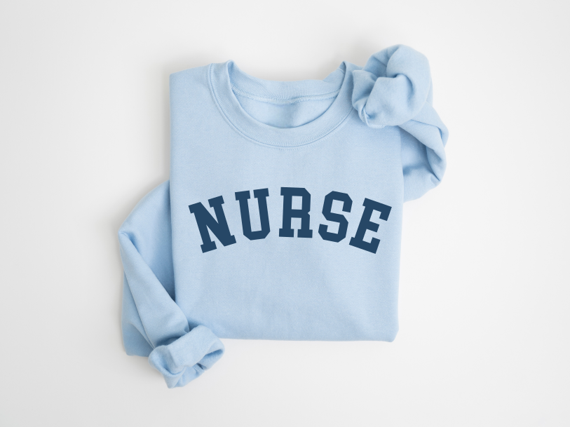 Varsity Nurse Crewneck Sweater