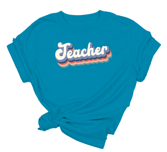 Retro Teacher T-Shirt